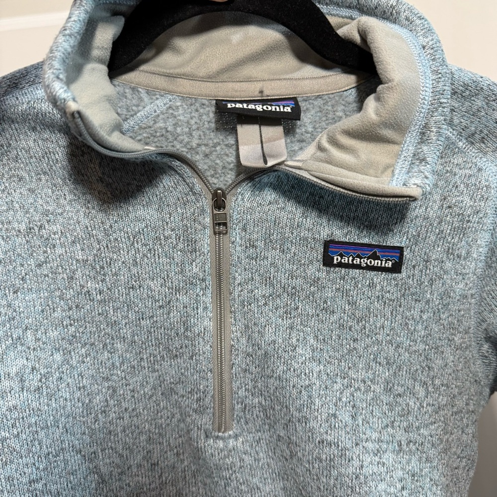 Patagonia Better Sweater Hawthorne Blue Half Zip - Picture 5 of 9